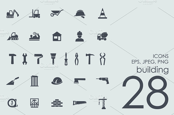 28 Building Icons
