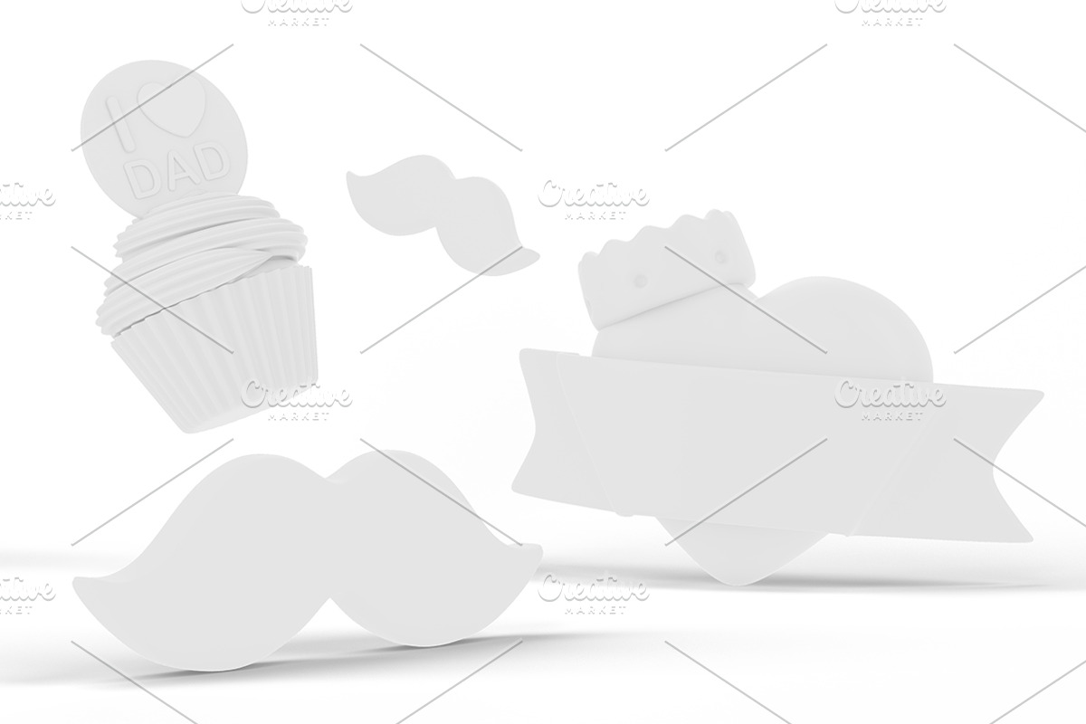 Father's Day Party Mockup, an Advertising Mockup by Qaleb Studio (Photo 2 of 2)
