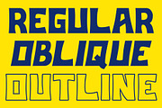 Balok Display Font, a Sans Serif Font by Pokal Studio (Thumbnail 3 of 9)