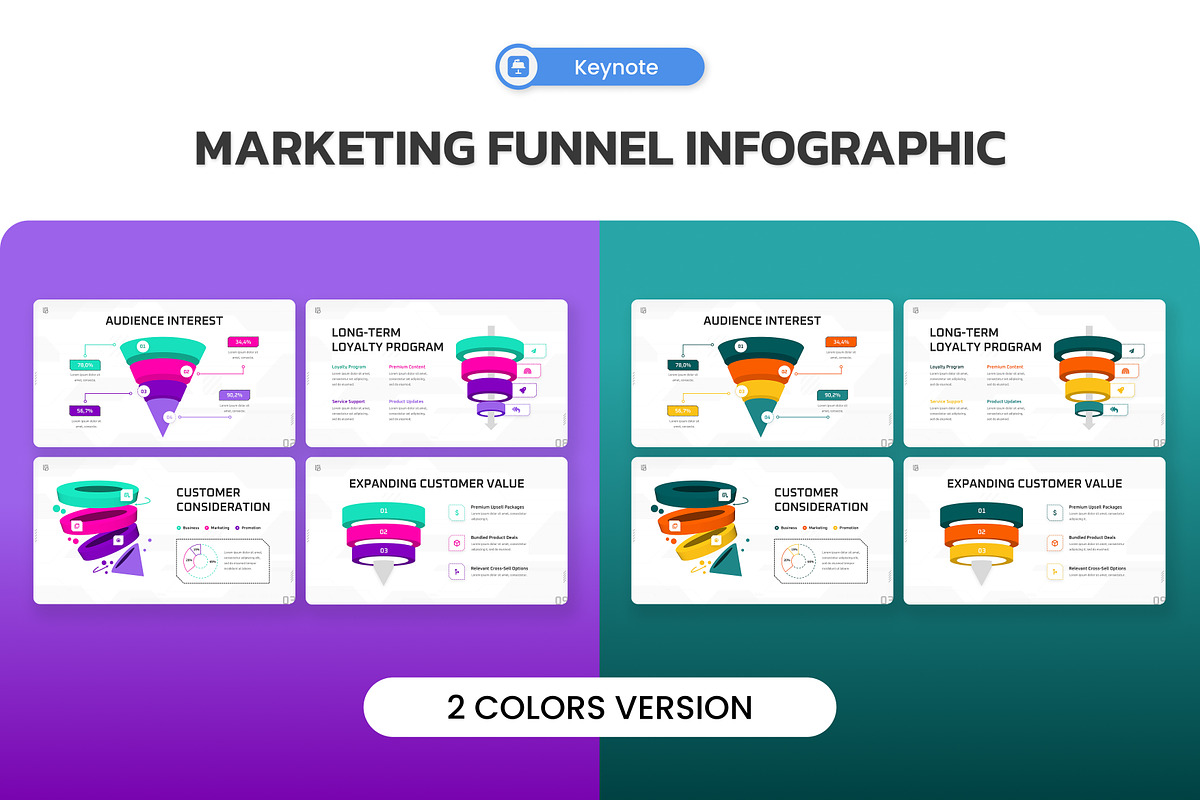 Marketing Funnel Infographic Keynote