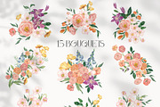Flourishing Spring Garden Watercolor, a Seasonal Illustration by Catch the Dream Art (Thumbnail 3 of 13)