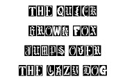 Gothic Collage Font – Ransom Letters, a Blackletter Font by Wicked Creative (Thumbnail 3 of 7)