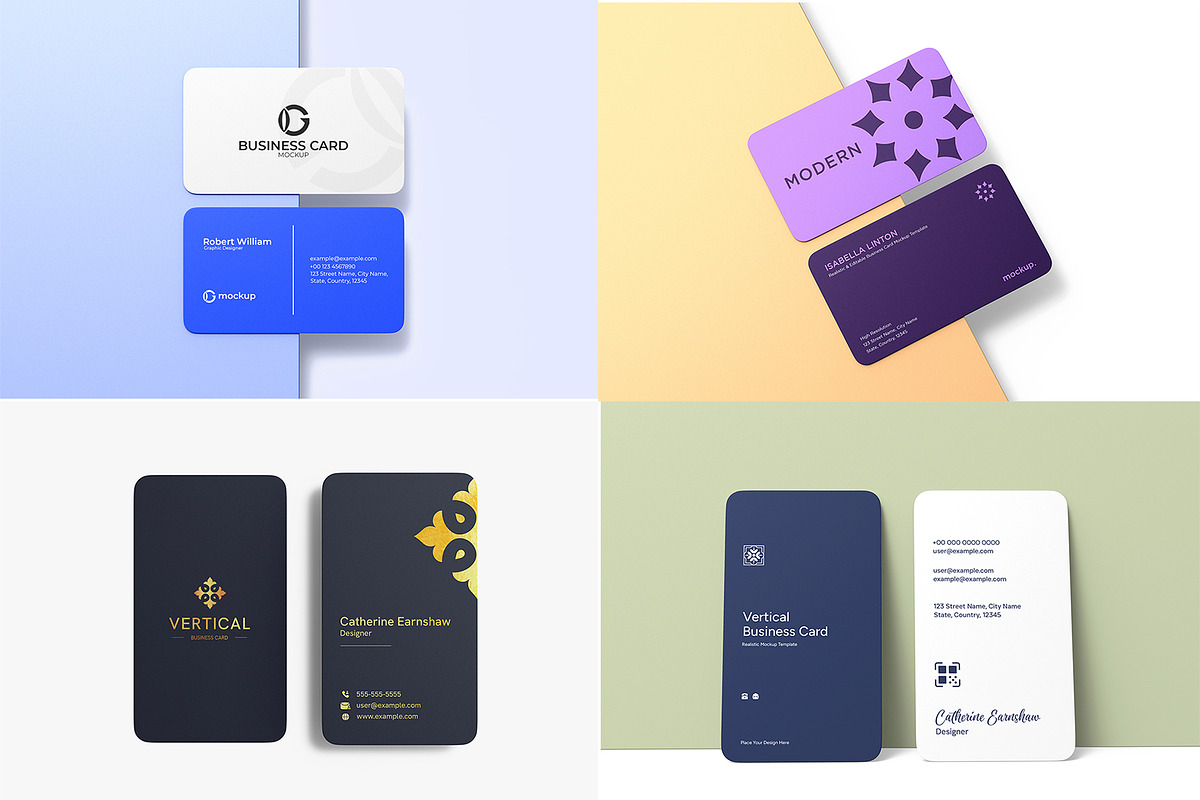 Business Card Presentation Kit, an Advertising Mockup by graphypix (Photo 1 of 13)
