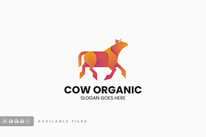 Cow Gradient Colorful Logo, a Branding & Logo Template by ivan_artnivora