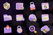 Cyber Security 3D Icon, an Object Graphic by Artnivora.Std (Thumbnail 3 of 4)