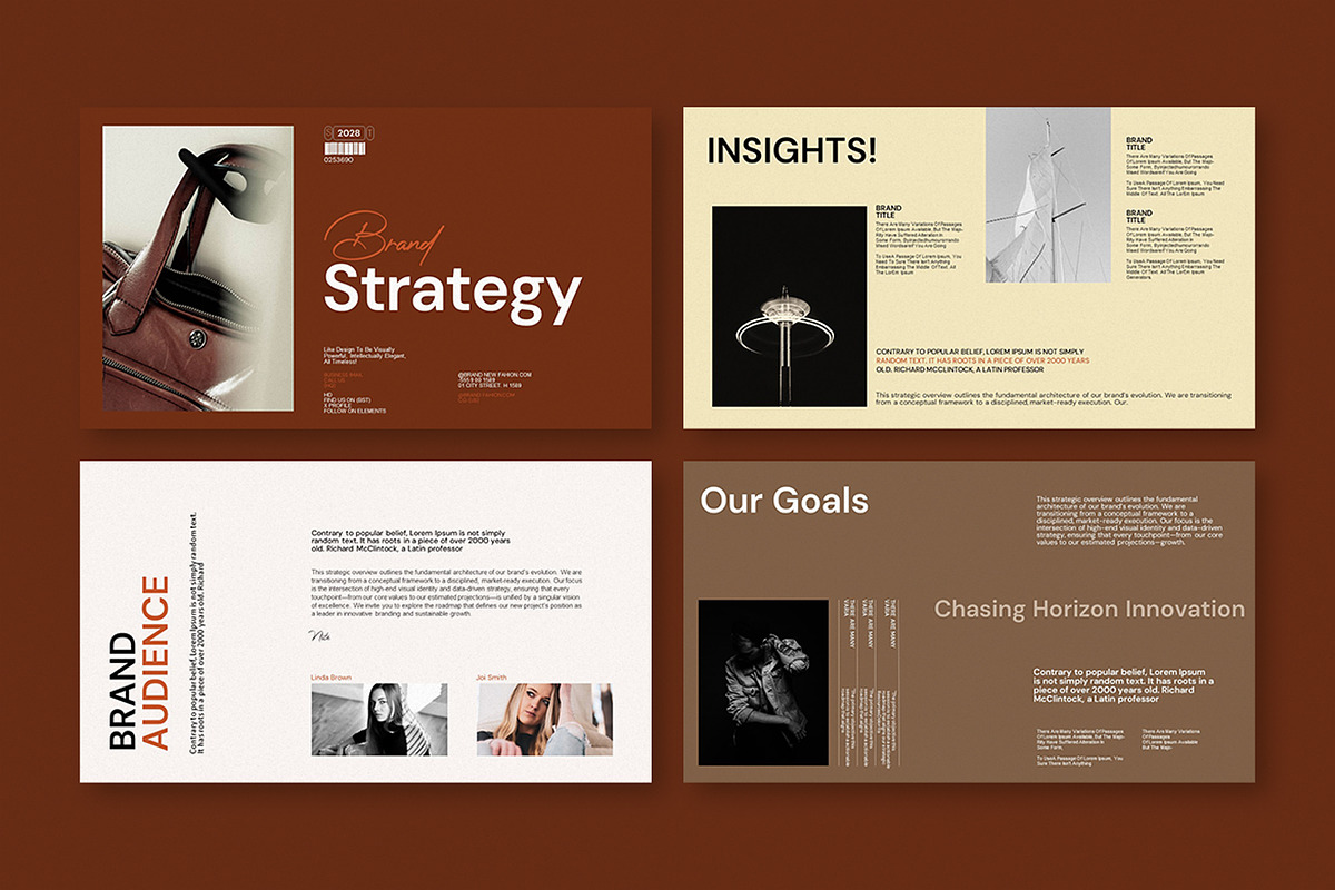 Brand Strategy Presentation Template, a Presentation Template by Slide_Genius1 (Photo 3 of 6)
