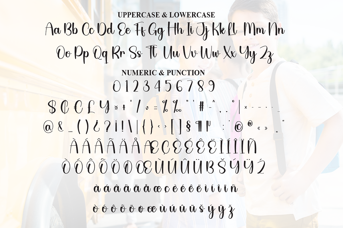 School Holiday | Script Font, a Handwritten Font by Scratchones (Photo 7 of 8)