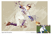 Sport Modern Art Photoshop Action preview 5