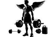 Bodybuilder Silhouette Bundle, an Object Graphic by Creativeshirt (Thumbnail 8 of 13)