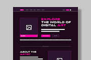 Landing Page Wireframe Template, a Wireframe Template by MightyDesign (Thumbnail 2 of 9)