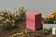 Natural Perfume Box Mockup, a Packaging Mockup by Vika_Softlife (Thumbnail 2 of 8)