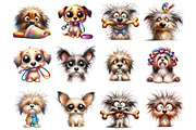 Quirky Frazzled Dogs PNG, a Graphic by CitraGraphics (Thumbnail 2 of 4)