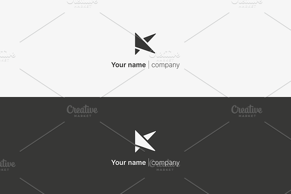 logo design letter K N preview 6