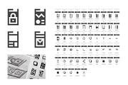 Wirebet Fonts, a Symbol Font by Spovv (Thumbnail 2 of 2)
