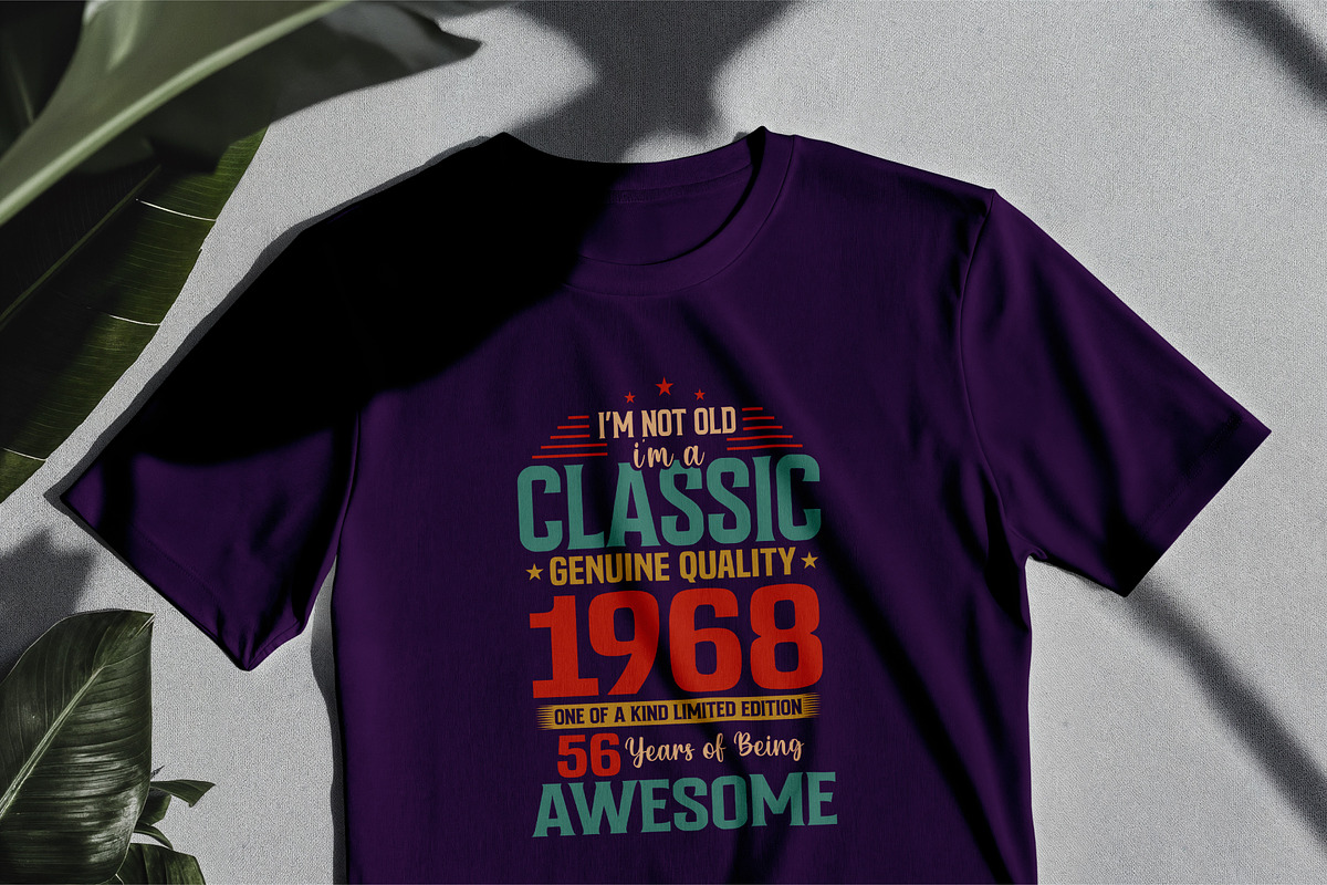 Vintage Birthday T Shirt Design, a Graphic by Vector Portal (Photo 5 of 5)