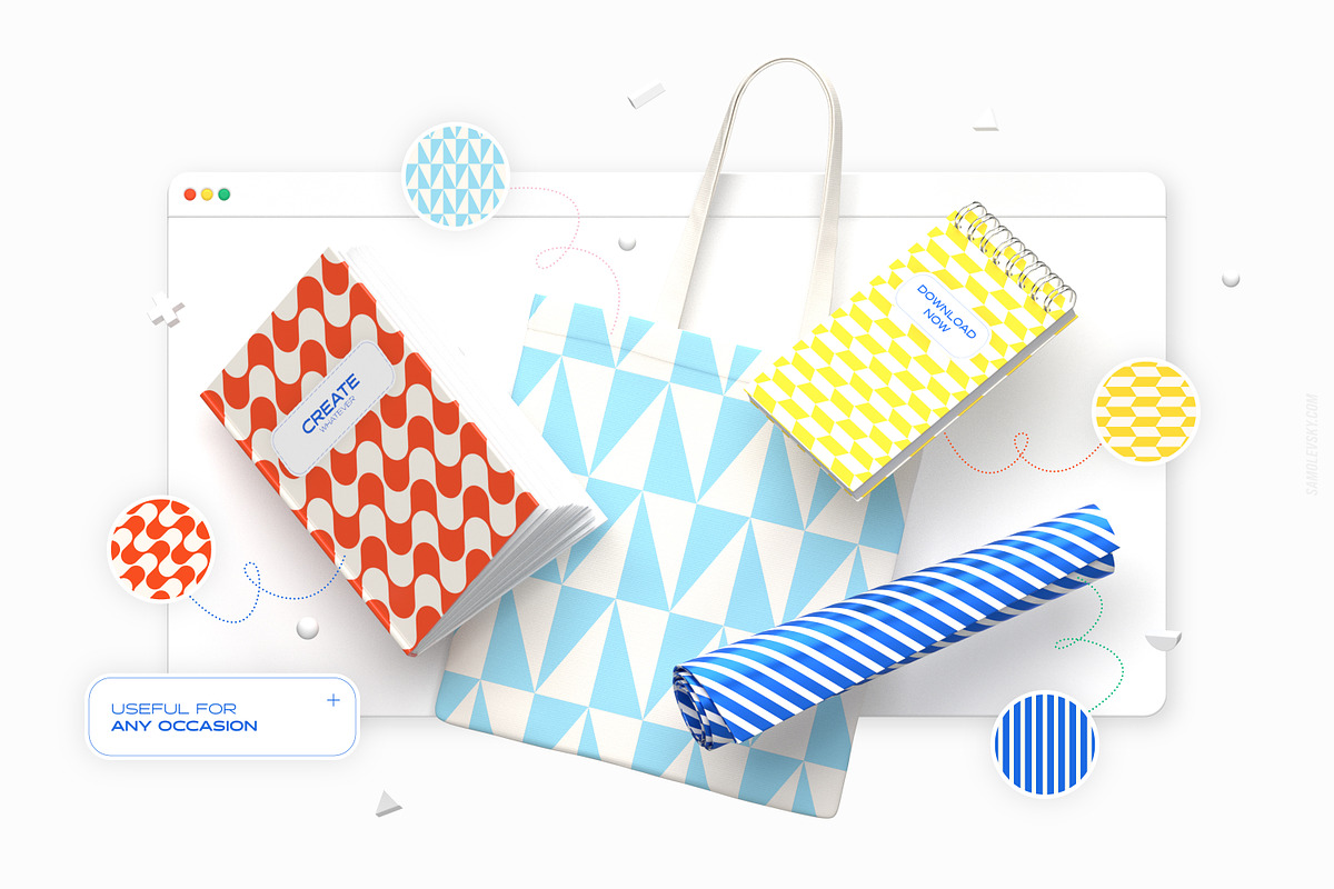 Essential Geometric Patterns Pack, a Pattern Graphic by Samolevsky (Photo 13 of 13)