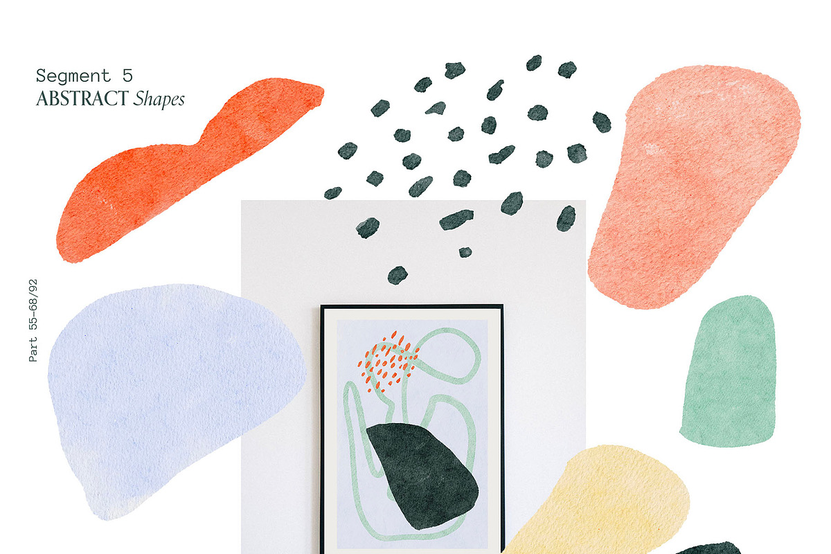 Midcentury Modern Colorful Abstracts, an Illustration by Ines Beatriz (Photo 8 of 10)
