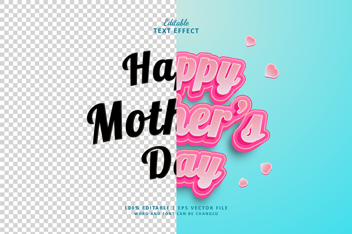Text Effect Mother's Day, a Layer Style Add-On by Navy Graphic (Photo 2 of 2)