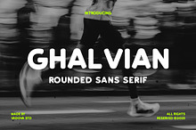 Ghalvian – Playful Bold Rounded Sans