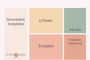 PSD Screenshot Templates 2, a Presentation Template by SunnyTangerine Stock (Thumbnail 6 of 8)