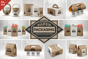 VOL. 17 Paper Box Packaging Mockups, a Cups & Container Mockup by INCDesign (Thumbnail 1 of 19)