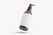 Amber Pump Bottle 3D Model, an Object 3D Model by rebrandy (Thumbnail 4 of 9)