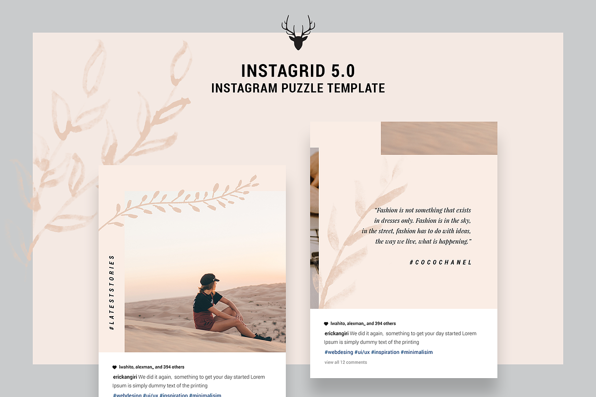 InstaGrid 5.0 - Instagram Puzzle, a Social Media Template by SilverStag Type Foundry (Photo 5 of 15)