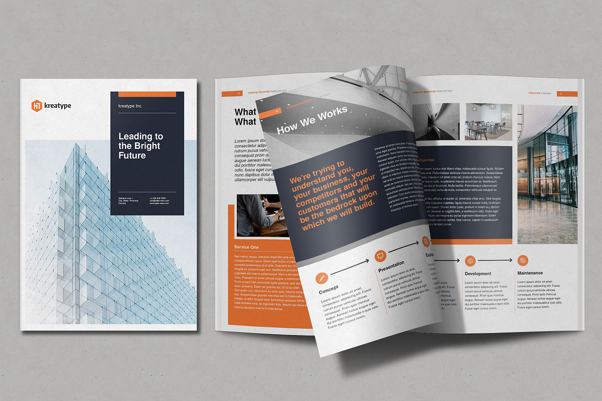 Kreatype Brochure, a Brochure Template by Kreatype Studio (Photo 3 of 14)