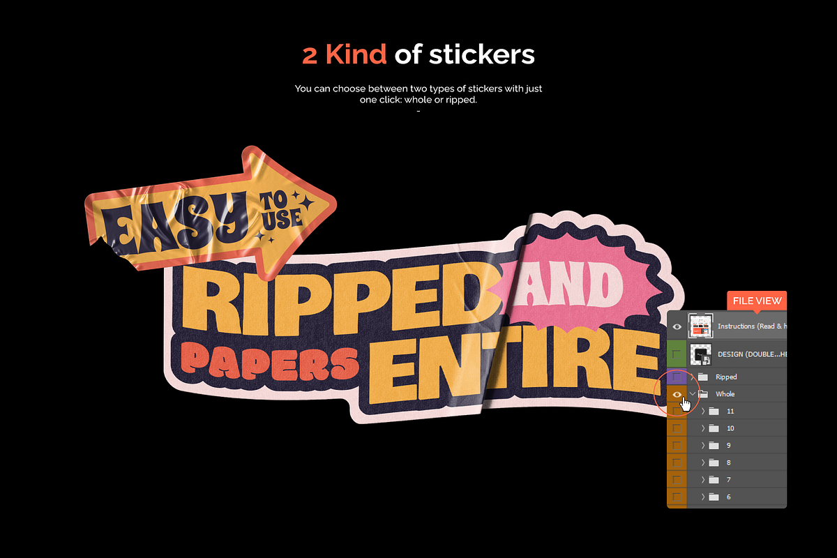 Sticker Machine Full Collection, a Texture Graphic by Mocku (Photo 9 of 24)