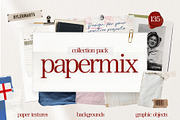 Papermix: Collection Pack of Papers, a Texture Graphic by lerinartstudio (Thumbnail 1 of 11)