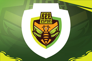 Bee Esport Logo Design