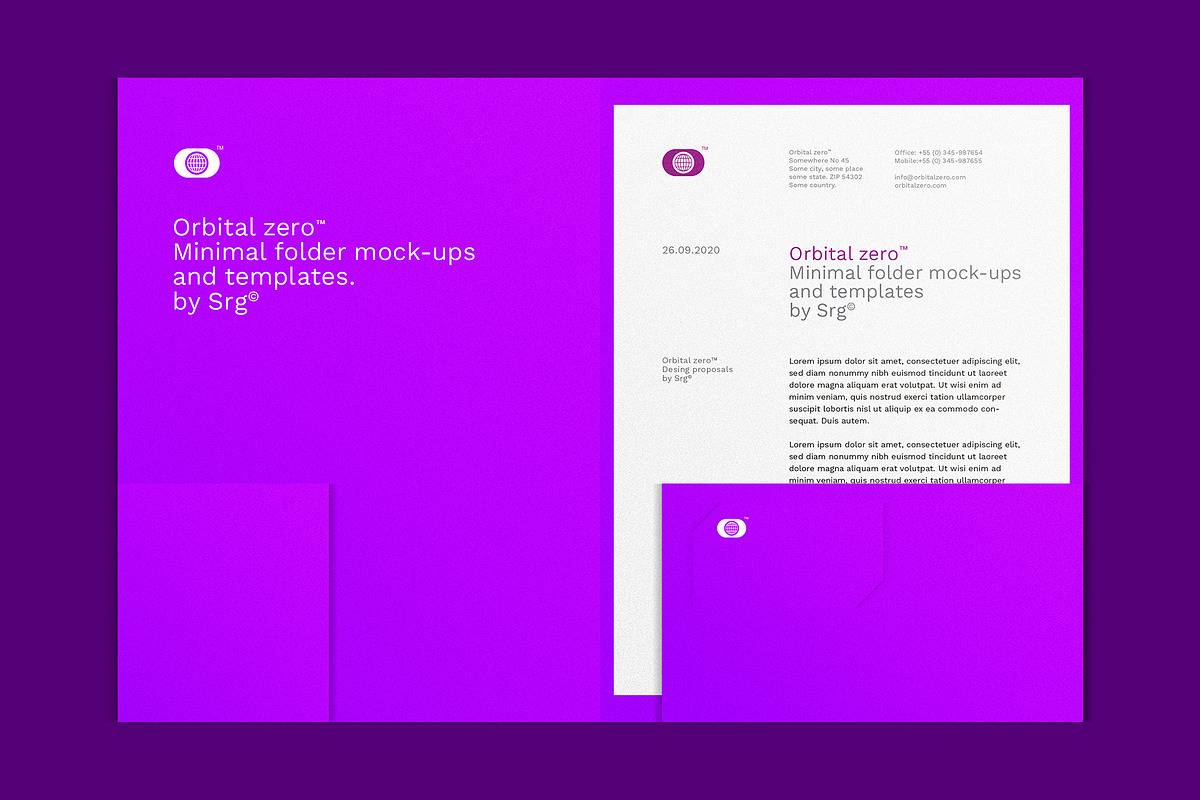 20 folder mock-ups & templates, a Product Mockup by Srg® (Photo 20 of 21)