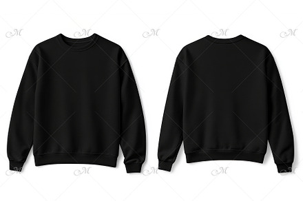 Black Sweatshirt Mock-up JPG