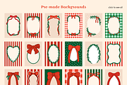 Coquette Christmas Collection, a Seasonal Illustration by Felizabeth Design (Thumbnail 8 of 13)