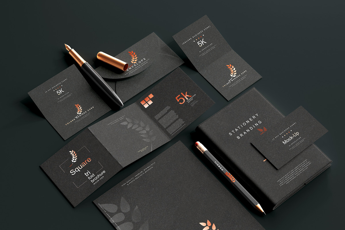 Stationery Branding Mockup Bundle, a Packaging Mockup by pmvch (Photo 7 of 120)