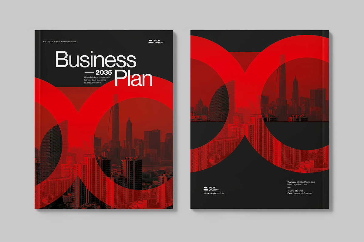 Business Plan Template, a Brochure Template by BrandPacks