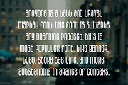 Anoyone - Tall & Travel Display Font, a Sans Serif Font by QR Design Studio (Thumbnail 5 of 6)