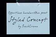 Styled Concept // Handwritten Font, a Handwritten Font by PeachCreme (Thumbnail 14 of 14)