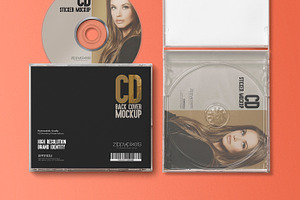 CD Label & Case Mockups