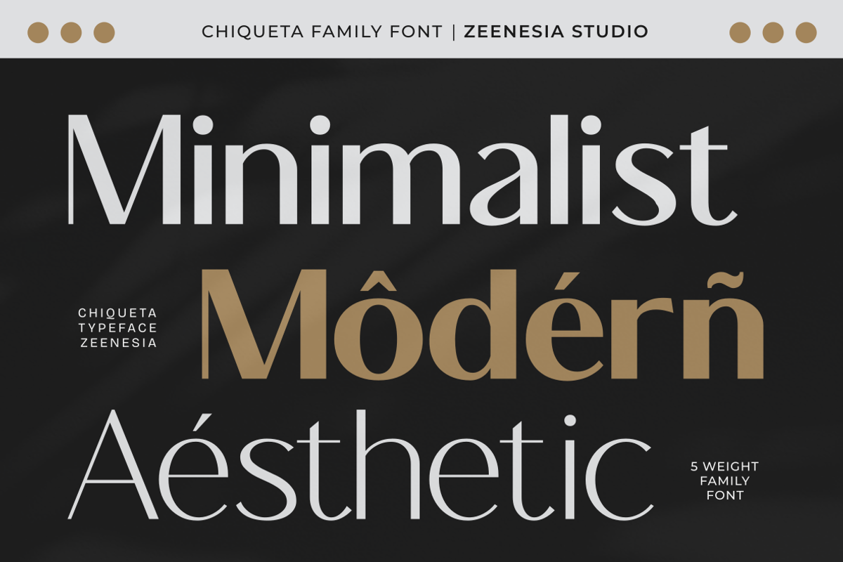 Chiqueta, a Sans Serif Font by zeenesia (Photo 10 of 18)