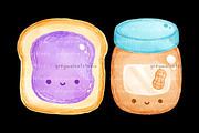 Sketchy Pbj Clipart, an Education Illustration by greywalnutstudio (Thumbnail 4 of 4)