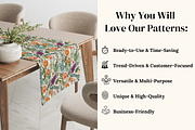 Summer Floral Seamless Patterns, a Pattern Graphic by Ninterints (Thumbnail 4 of 14)