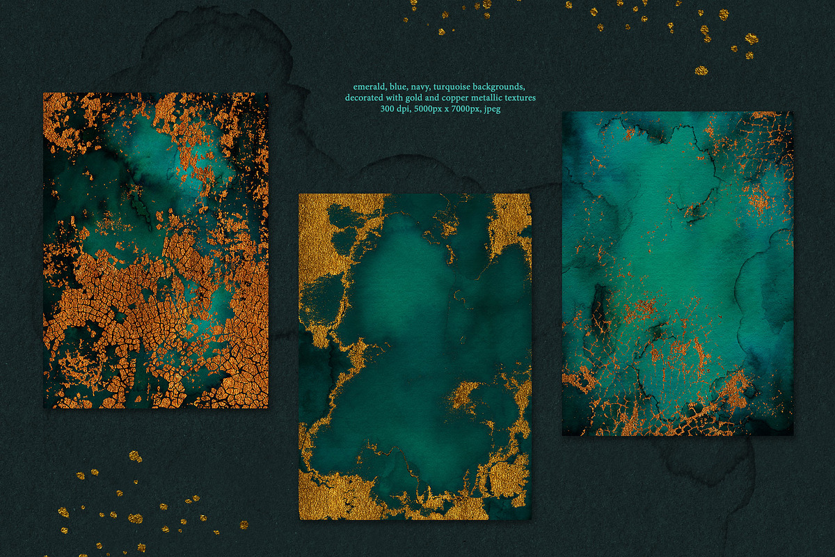 Blue and Gold Textures pack, a Texture Graphic by Marmoris.Arts (Photo 4 of 9)