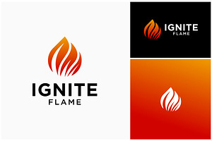 Fire Flame Ignite Burn Blaze Logo, a Branding & Logo Template by ika trisiana