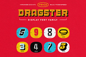 DRAGSTER FONT FAMILY, a Script Font by Price Foundry