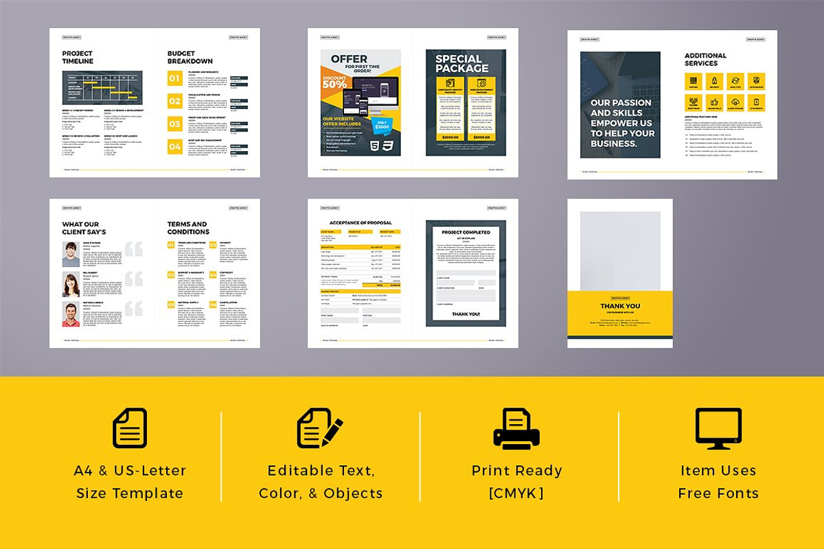 Proposal Bundle, a Brochure Template by GraphicsEgg (Photo 26 of 29)