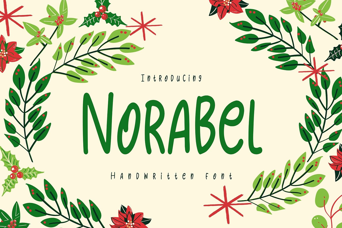 Norabel - Handwritten Font, a Handwritten Font by Brown Cupple (Photo 1 of 4)