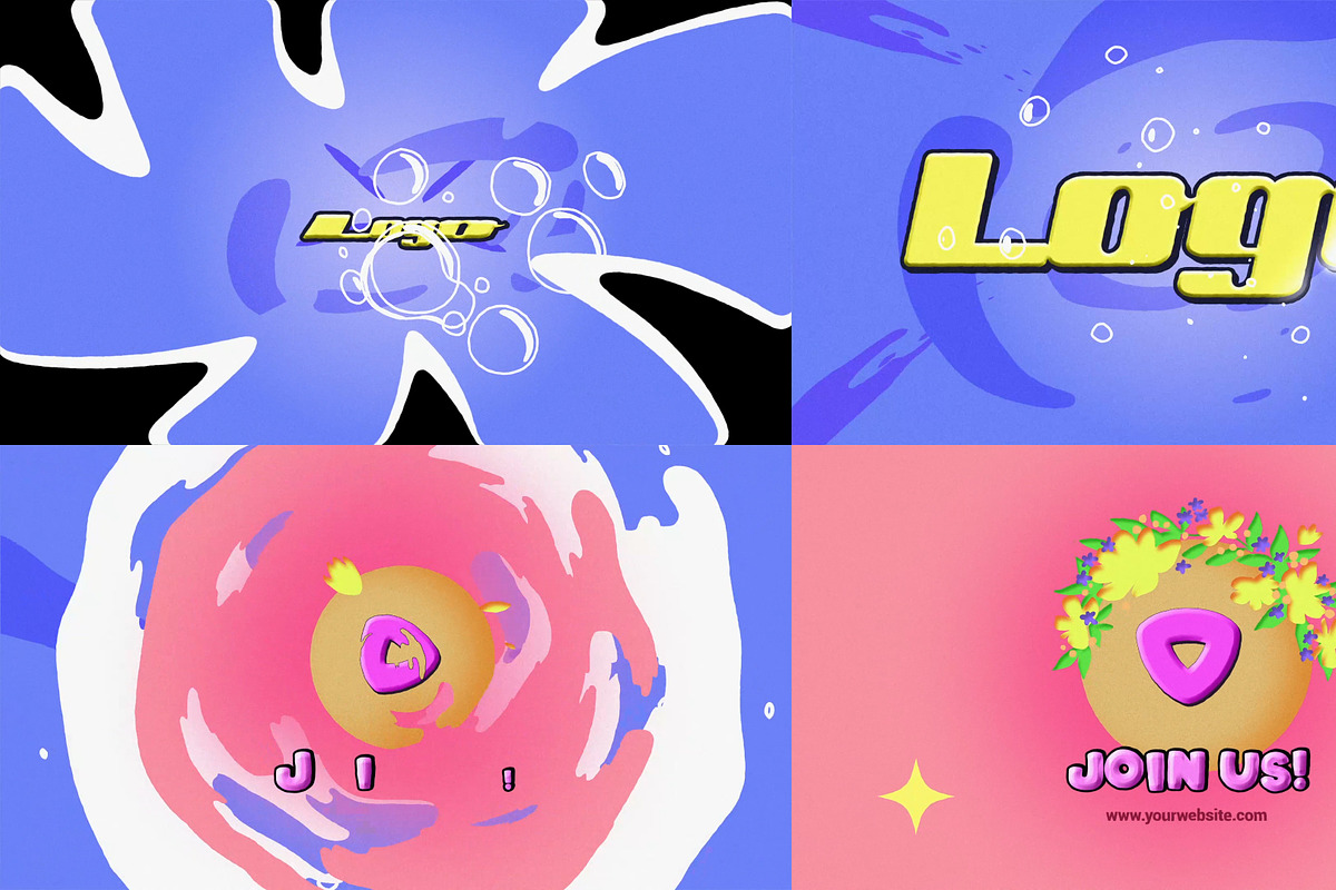 Flowers Logo | Premiere Pro MOGRT, a Templates & Theme by FlashFXbox (Photo 1 of 2)