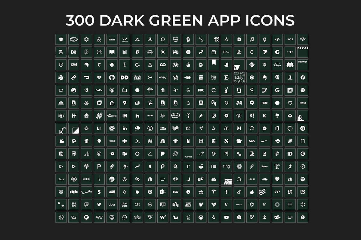1,800 BESTSELLERS Dark Theme Icons, an Icon by A Good Design Studio (Photo 7 of 9)