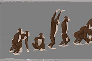 Chimpanzee, an Animal 3D Model by Studio Ochi (Thumbnail 9 of 10)